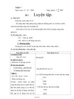 Giáo án Toán Lớp 4 - Tuần 7 - Năm học 2006-2007