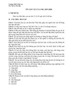 BÀI TẬP TỰ HỌC TẠI NHÀ MÔN VẬT LÝ 6