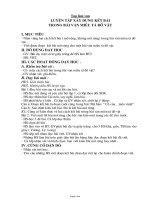 Giáo án Tập làm văn Lớp 4 - Tuần 19 - Luyện tập xây dựng kết bài trong bài văn miêu tả đồ vật