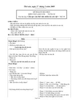 Giáo án Tập làm văn 4 tiết 58: Cấu tạo của bài văn miêu tả con vật