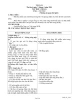 Giáo án các môn khối 4 - Tuần 31 năm 2014