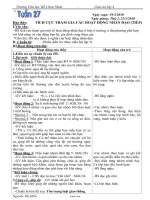 Giáo án tổng hợp lớp 4 - Tuần 27 - Trường Tiểu học Hồ Chơn Nhơn