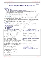 Giáo án Đại số 10 tuần 27 - Trường THPT Phước Long