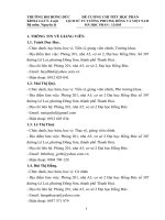 ĐỀ CƯƠNG CHI TIẾT HỌC PHẦNKHOA LLCT- Luật LỊCH SỬ TƯ TƯỞNG PHƯƠNG ĐÔNG VÀ VIỆT NAM