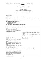 Giáo án bài học Lớp 4 - Tuần 12 - Trường Tiểu học Trần Quốc Toản