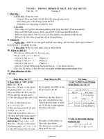 Giáo án Đại số 10 nâng cao tiết 26, 27: Phương trình bậc nhất, bậc hai một ẩn