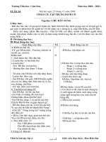 Giáo án Lớp 4 - Tuần 14 - Năm học 2009-2010 - Trường Tiểu học Cấm Sơn