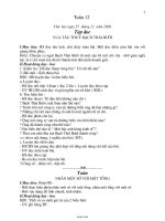 Giáo án Lớp 4 - Tuần 12 - Năm học 2006-2007 (Chuẩn kiến thức)