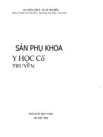 Giáo trình Sản phụ khoa y học cổ truyền