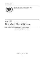 Tạp chí Tim mạch học Việt Nam số 58
