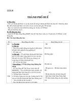 Giáo án môn Tiếng Việt 4 - Tiết 30: Thành phố Huế