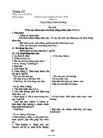 Giáo án Lớp 4 - Tuần 27 - Năm học 2009-2010 - Nguyễn Thị Thu Thủy