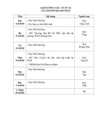 Kế hoạch tuần 32 năm học 2017 - 2018