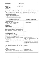 Giáo án Toán Lớp 4 - Tuần 16 (2 cột)