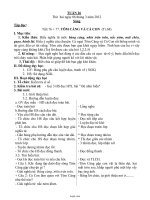 Bài soạn môn học khối 4 - Tuần 26 năm học 2012