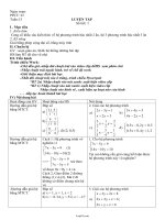 Giáo án Đại số 10 cơ bản tiết 25: Luyện tập