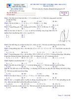 Đề thi thử Toán TN THPT 2021 lần 2 trường chuyên Hạ Long - Quảng Ninh - TOANMATH.com