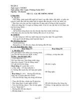 Giáo án các môn lớp 4 - Tuần thứ 1 năm 2013