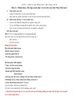 BÀI 3 : NHÂN HÓA. ÔN CÁCH ĐẶT CÂU VÀ TLCH NHƯ THẾ NÀO ?