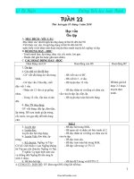 Giáo án giảng dạy lớp 1 - Tuần 22 - Trường Tiểu học Luận Thành