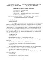 CHƯƠNG TRÌNH GIÁO DỤC ĐẠI HỌC Tên chương trình: Sư phạm Vật lý Trình độ đào tạo: Đại học Ngành đào tạo: Sư phạm Vật lý (Physics Teacher Education) Loại hình đào tạo: Chính quy