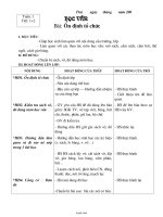 Giáo án Học vần - Bài: Ổn định tổ chức