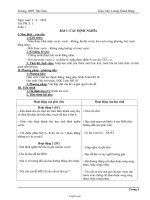 Giáo án Hình học 10 cơ bản tiết 1: Các định nghĩa