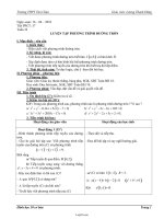 Giáo án Hình học 10 cơ bản tiết 37: Luyện tập Phương trình đường tròn