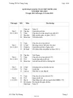 Giáo án Lớp 4 - Tuần 15 - Năm học 2011-2012 - Trần Thị Nhung