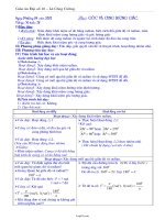 Giáo án Đại số 10 tiết 76 bài 1: Góc và cung lượng giác