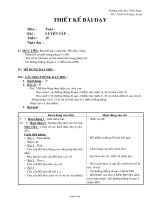 Giáo án lớp 2 môn Toán - Trường tiểu học Vĩnh Ngọc - Bài: Luyện tập