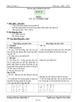 Giáo án Toán Lớp 4 - Tuần 26 - Năm học 2010-2011 - Nguyễn Văn Tuấn