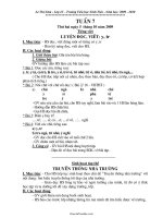 Giáo án lớp 1 - Trường Tiểu học Ninh Tiến - Năm học: 2009 - 2010 - Tuần 7