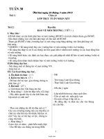 Giáo án Lớp 4 - Tuần 30 - Năm học 2011-2012 (Chuẩn kiến thức 2 cột)