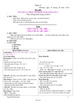 Giáo án Lớp 4 Tuần 11 - GV: Nguyễn Phương Đại