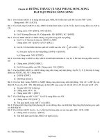 Chuyên đề: Đường thẳng và mặt phẳng song song hai mặt phẳng song song