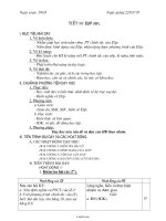 Giáo án Hình học 10 NC tiết 38: Elip (tiếp)