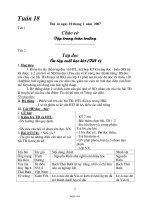 Giáo án Tổng hợp Lớp 4 - Tuần 18 - Năm học 2006-2007