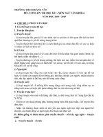 ĐỀ CƯƠNG ÔN TẬP HKI K6