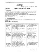 Giáo án Lớp 4 - Tuần 27 - Năm học 2009-2010 - Đào Thị Ngọc Lan