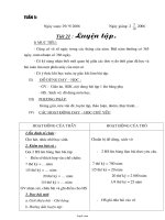 Giáo án môn Toán khối 4 năm 2006 - Tuần 5