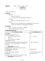 Thiết kế bài dạy môn học lớp 4 - Tuần 5