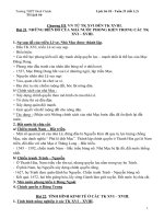 Nội dung bài học môn Lịch Sử tuần 23_Tuần 5 HKII_Năm học 2020-2021