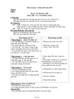 Giáo án các môn khối 4 - Tuần 1 năm 2013