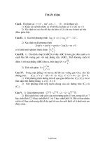 Đề luyện tập Toán 12 - Đề 6