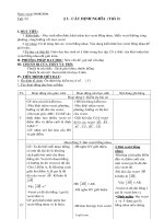 Giáo án Hình học cơ bản 10 tiết 2: Các định nghĩa (tiết 2)