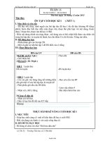 Kế hoạch giảng dạy lớp 4 - Tuần 18