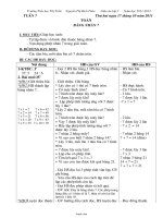 Giáo án lớp 3 - Năm học 2011 - 2012 - Tuần 7