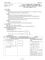 Giáo án Đại số 10 chuẩn tiết 24: Phương trình và hệ phương trình bậc nhất nhiều ẩn (tt)