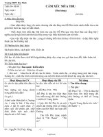 Giáo án Ngữ văn 10 tiết 61: Cảm xúc mùa thu (Thu Hứng) Đỗ Phủ